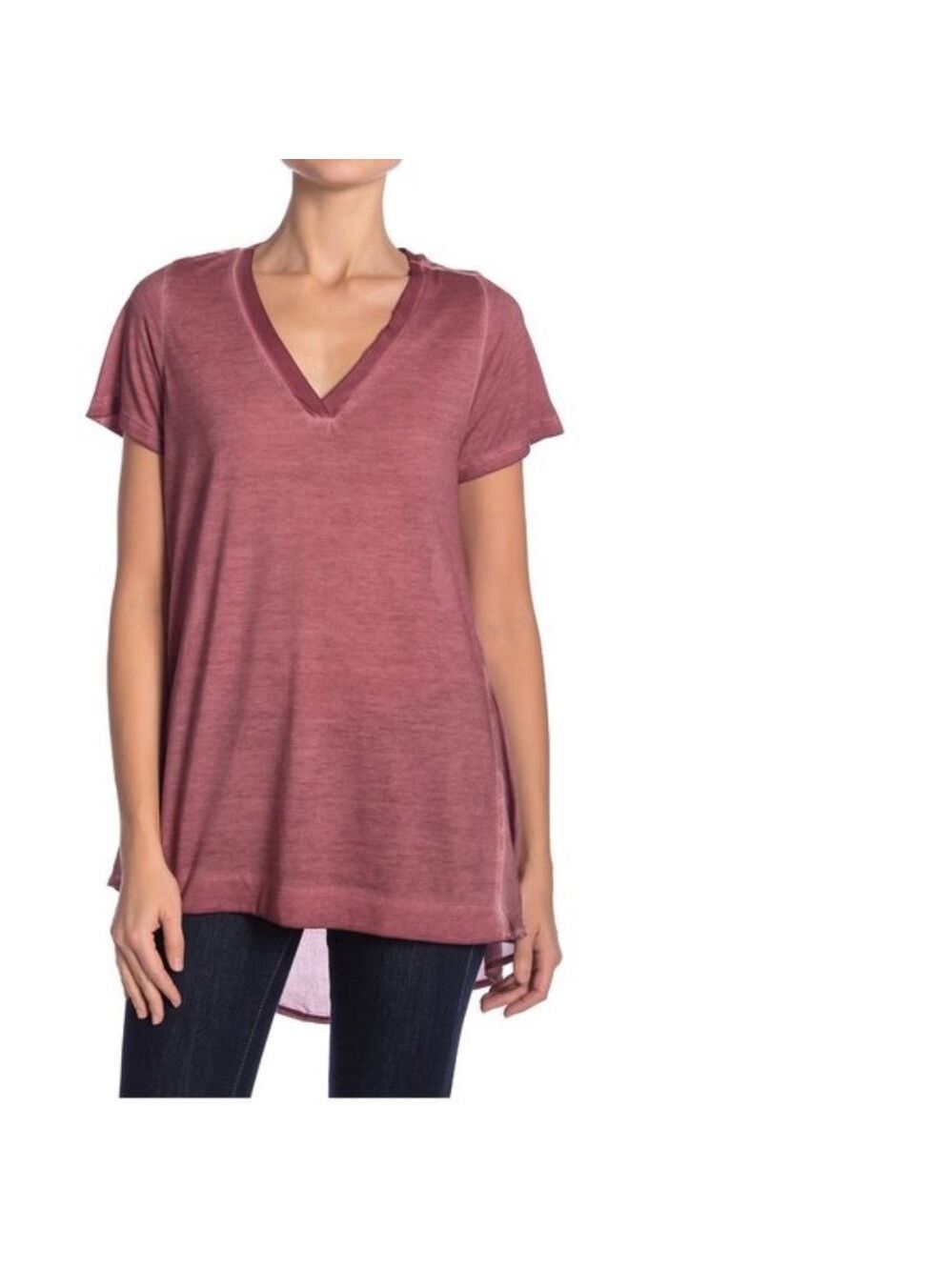 Dantelle Mixed Media Short Sleeve Tee